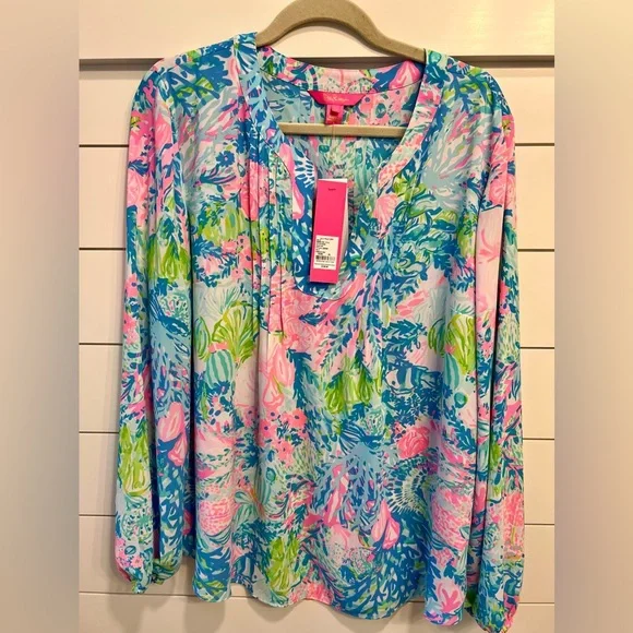 NWT LILLY PULITZER COLBY TOP - Picture 2 of 5